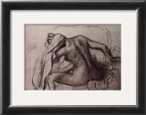 Woman Drying Her Neck Art by Edgar Degas
