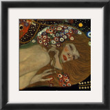Water Serpents II, c.1907 (detail) Print by Gustav Klimt