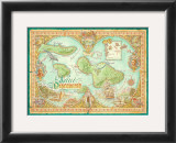 Maui Discovered, Map of Maui Prints by Dave Stevenson