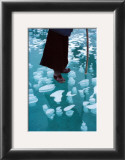 Air Bubbles in the Frozen River Zanskar Posters by Olivier Föllmi