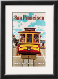 United Airlines: San Francisco, c.1950 Poster by Stan Galli