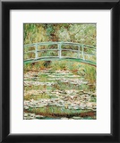 The Japanese Bridge Posters by Claude Monet
