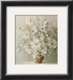 White Bouquet Art by Rouviere