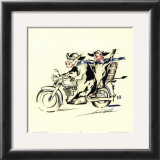 Fat Boys on Tour Print by Alfred Gockel