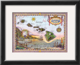 Map of Old Hawaii Posters by Steve Strickland