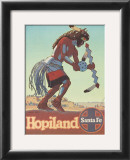 Santa Fe Railroad: Hopiland, c.1940's Prints by Don Perceval