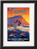 Fly to Hawaii Posters by M. Von Arenburg
