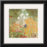 Flowery Garden Print by Gustav Klimt