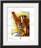 Saxophone Poster by A.. Cromwell