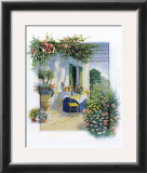 VerandIn Bloom I Posters by Peter Motz