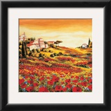 Valley of Poppies (detail) Poster by Richard Leblanc