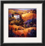 Evening Glow Tuscany Prints by Nancy O'toole