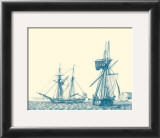 Sailing Ships in Blue IV Posters by Jean Jerome Baugean