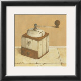 Brown Coffee Grind Poster by David Col