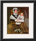 Primitive Portraits III Prints by Charles Wysocki