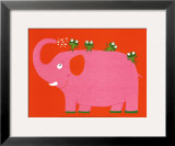 The Elephant and the Frog Posters by Nathalie Choux