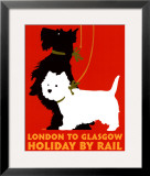 Holiday by Rail Print by Johanna Kriesel