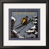 Le Ski au Soleil I Prints by Philippe David