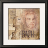 Tribute to Bach Print by Marie Louise Oudkerk
