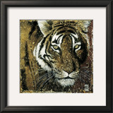 Tiger Portrait Print by Fabienne Arietti