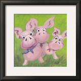 The Three Little Pigs Prints by Nat 