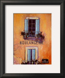 Boulangerie Print by Karel Burrows