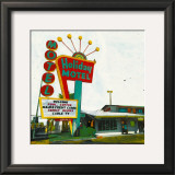 Holiday Motel: Miami Highway Prints by Ayline Olukman