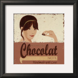 Chocolat Noir Posters by Steff Green
