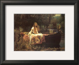 Lady of Shalott Posters by John William Waterhouse