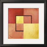 Four Squares with Lines Prints by Peggy Garr