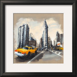 New York, Flatiron Building Art by Sandrine Blondel