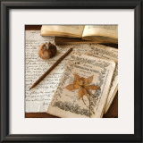 Authour d'Un Herbier Print by Celine Sachs-jeantet