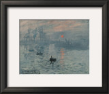 Impression, Sunrise Posters by Claude Monet