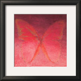 Red Butterfly Prints by Lente Louisa