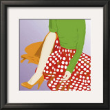 Polka Skirt Art by Puntoos 
