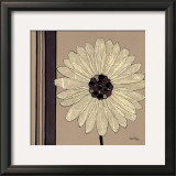 Chic Flower Stripe Pôsters por Debbie Halliday Chic Flower Stripe Pôsters por Debbie Halliday