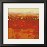 Red Landscape Prints by Rose Richter-armgart