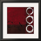 Red Circles II Prints by Laurie Maitland