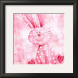 Bouncing Bunny Posters by Liv & Flo 