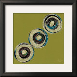 Olive Circles Poster by Alan Buckle