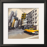 New York, Feu Rouge I Posters by Sandrine Blondel