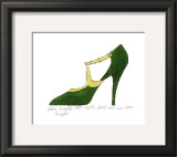 Shoe, c.1955 (Green and Yellow) Poster by Andy Warhol