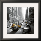 Sunset on Broadway, New York Prints by Dominique Obadia
