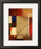 Red Squares I Poster por William Verner
