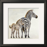 Zebre et Son Petit de Ndutu Posters by Danielle Beck
