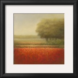 Autumn Field Print by Hans Dolieslager