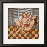 Sunbathing with Friends Prints by Delphine Riffard