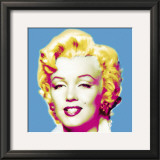 Marilyn in Blue Art by Wyndham Boulter