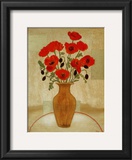 Crimson Poppies Prints by Beverly Jean