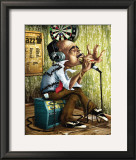 Bluesman Harmonica Posters by Adam Perez